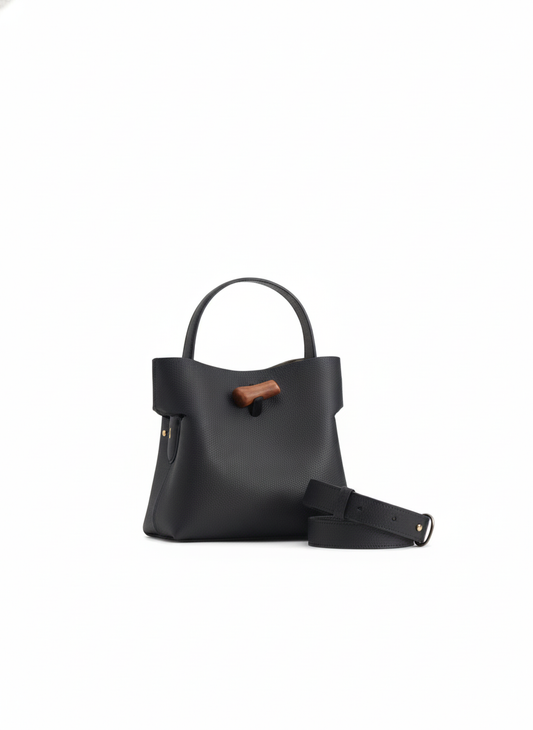 Sac cuir graine mini  Camel ou noir Gaï - packshot