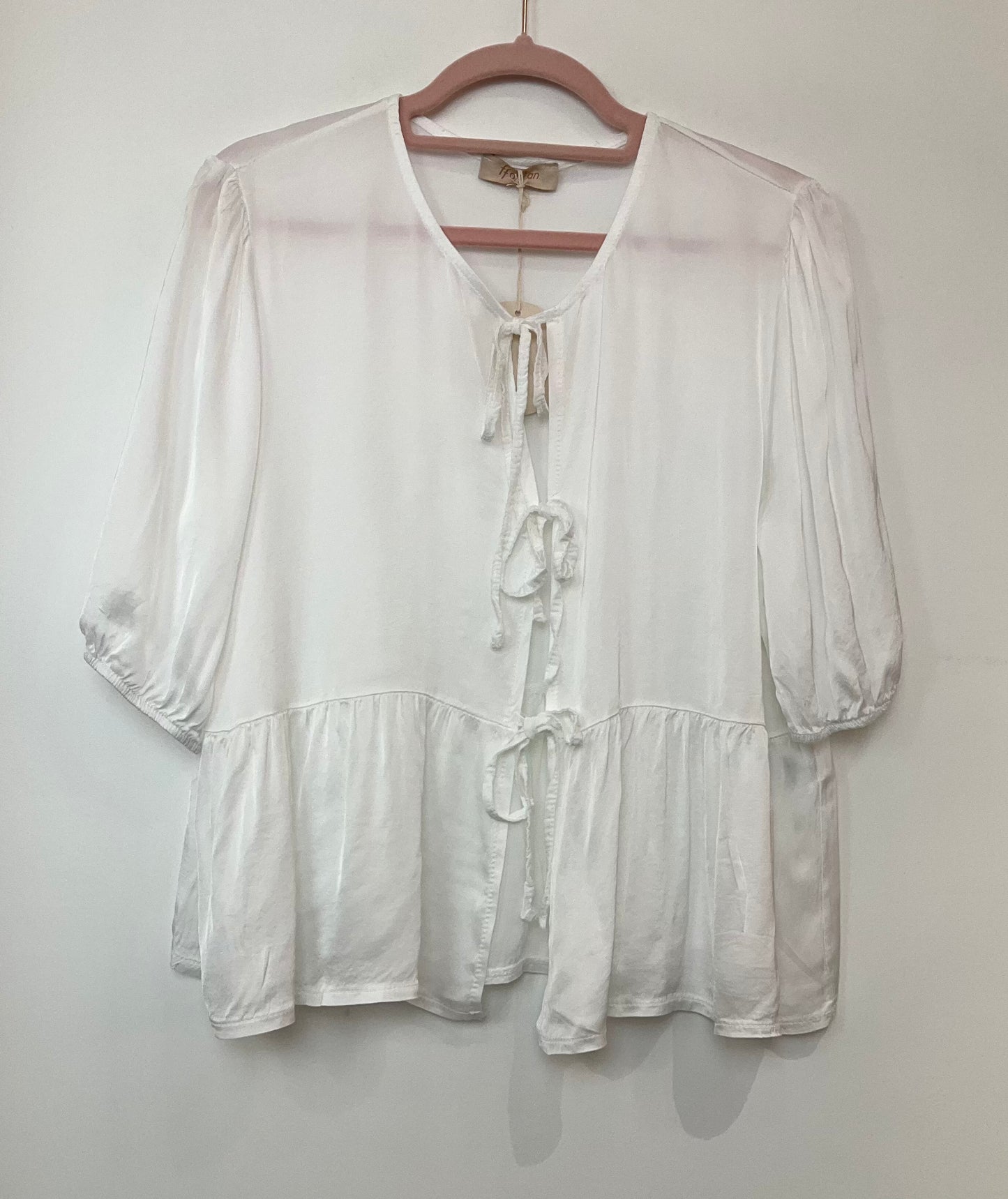 Blouse 3 liens viscose et soie oversize