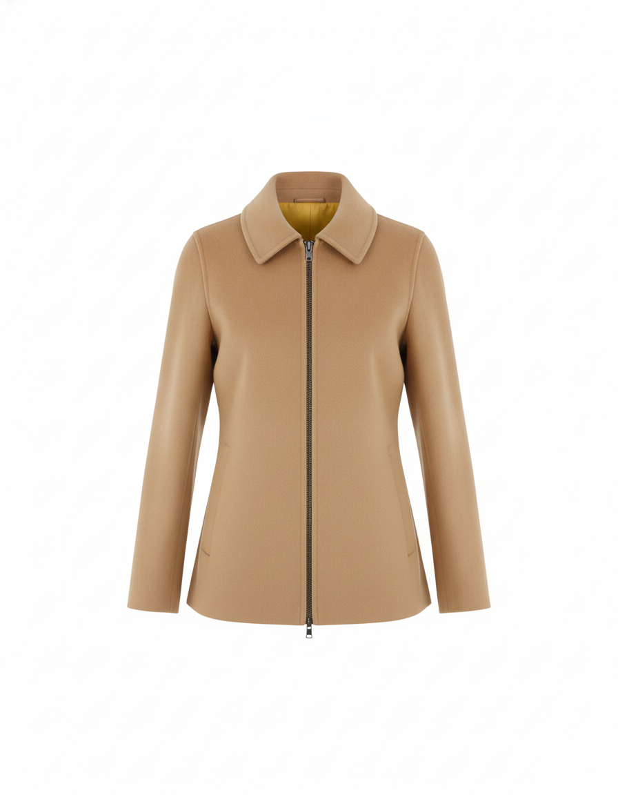 Veste à capuche réversible laine - packshot