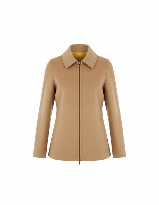 Veste à capuche réversible laine - packshot