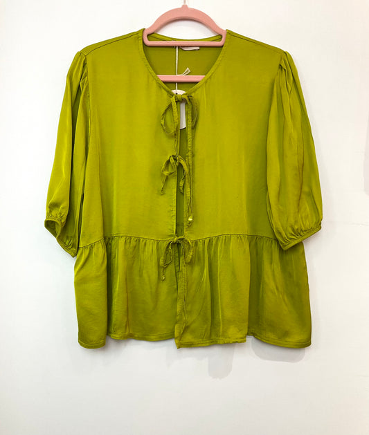 Blouse 3 liens viscose et soie oversize