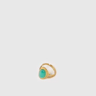 Bague pierre verte