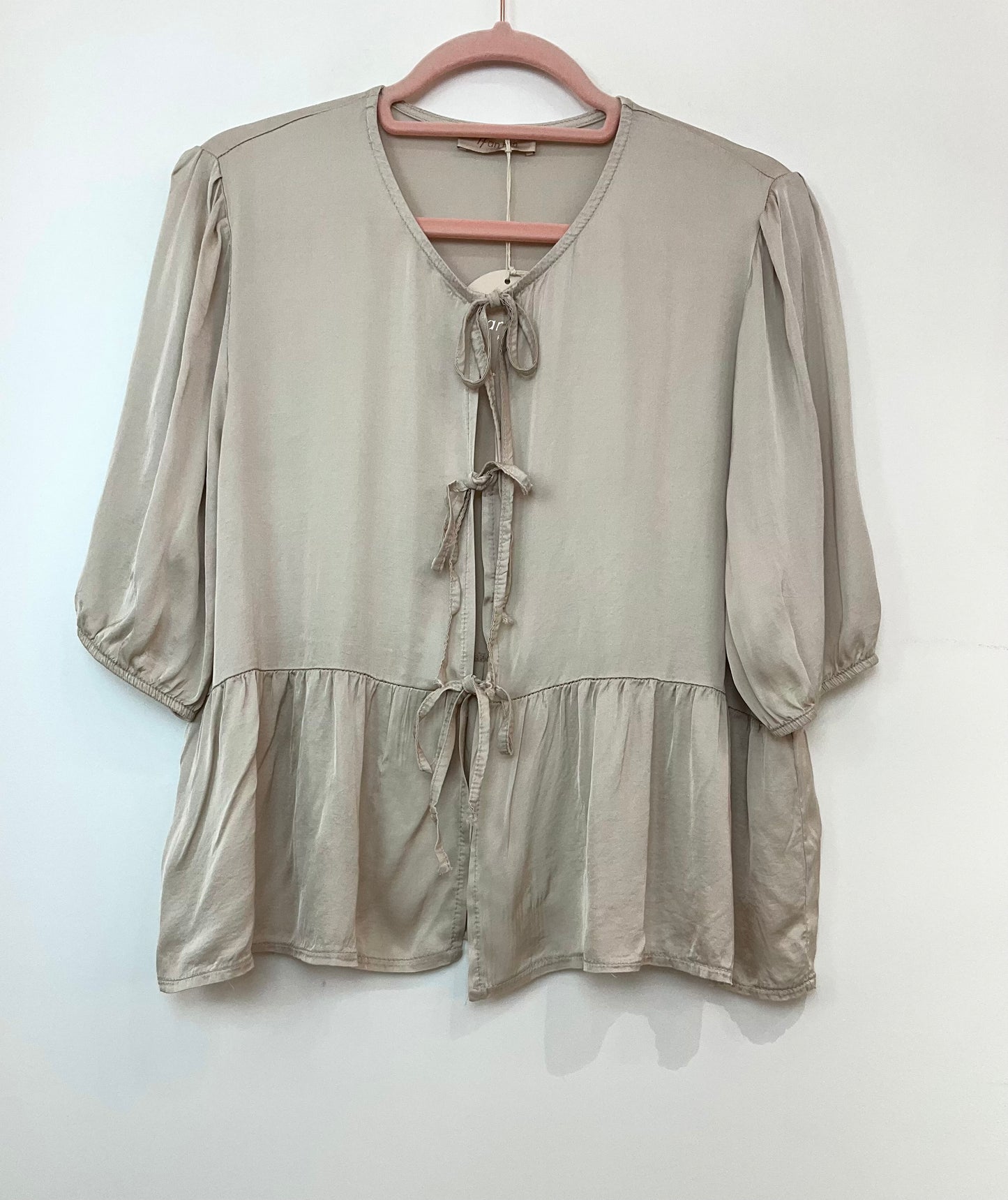 Blouse 3 liens viscose et soie oversize