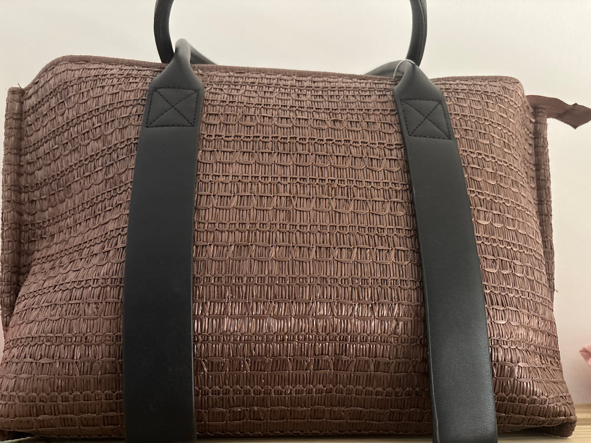 Panier marron et noir