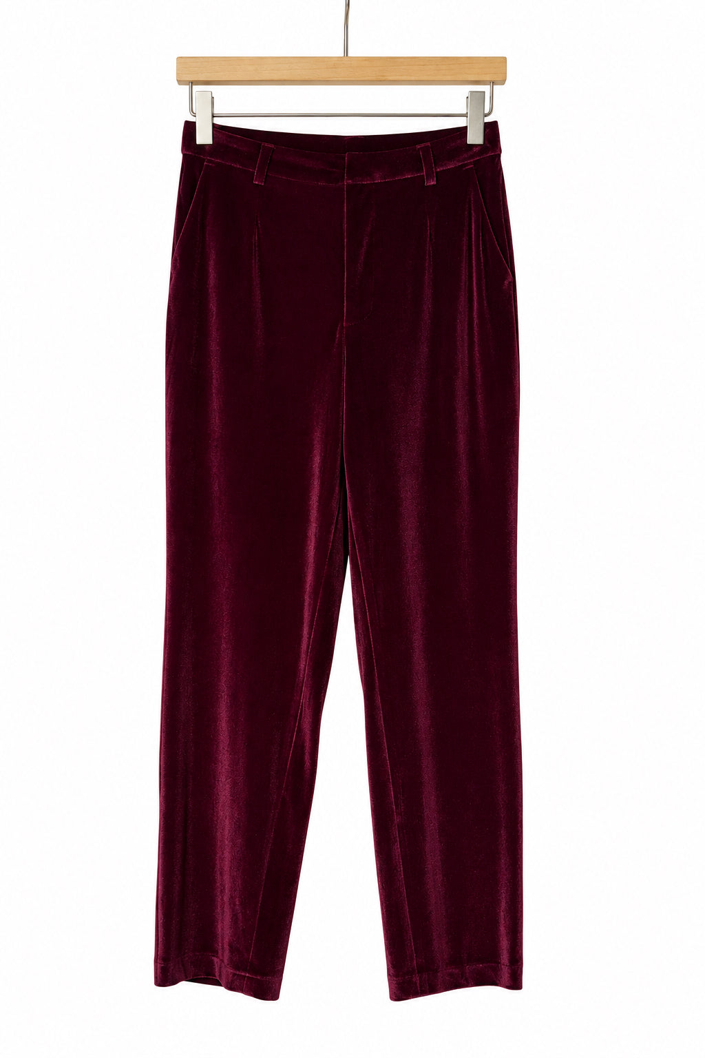 Pantalon velours bordeaux