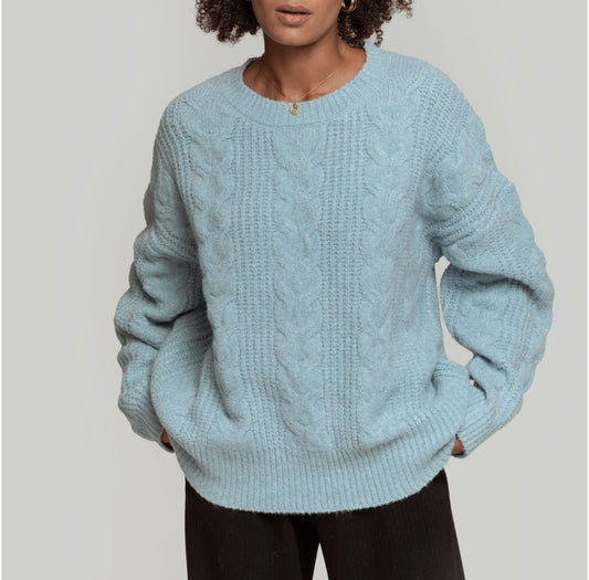 Pull oversize maille