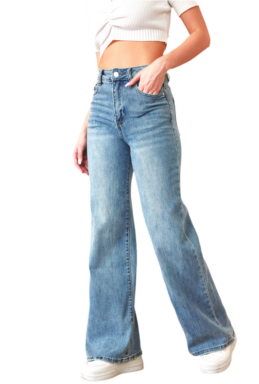 Jean denim large Lauli
