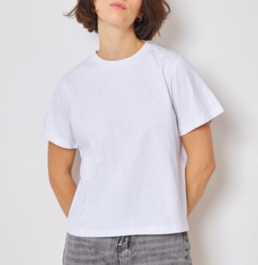 T-shirt blanc ample basique