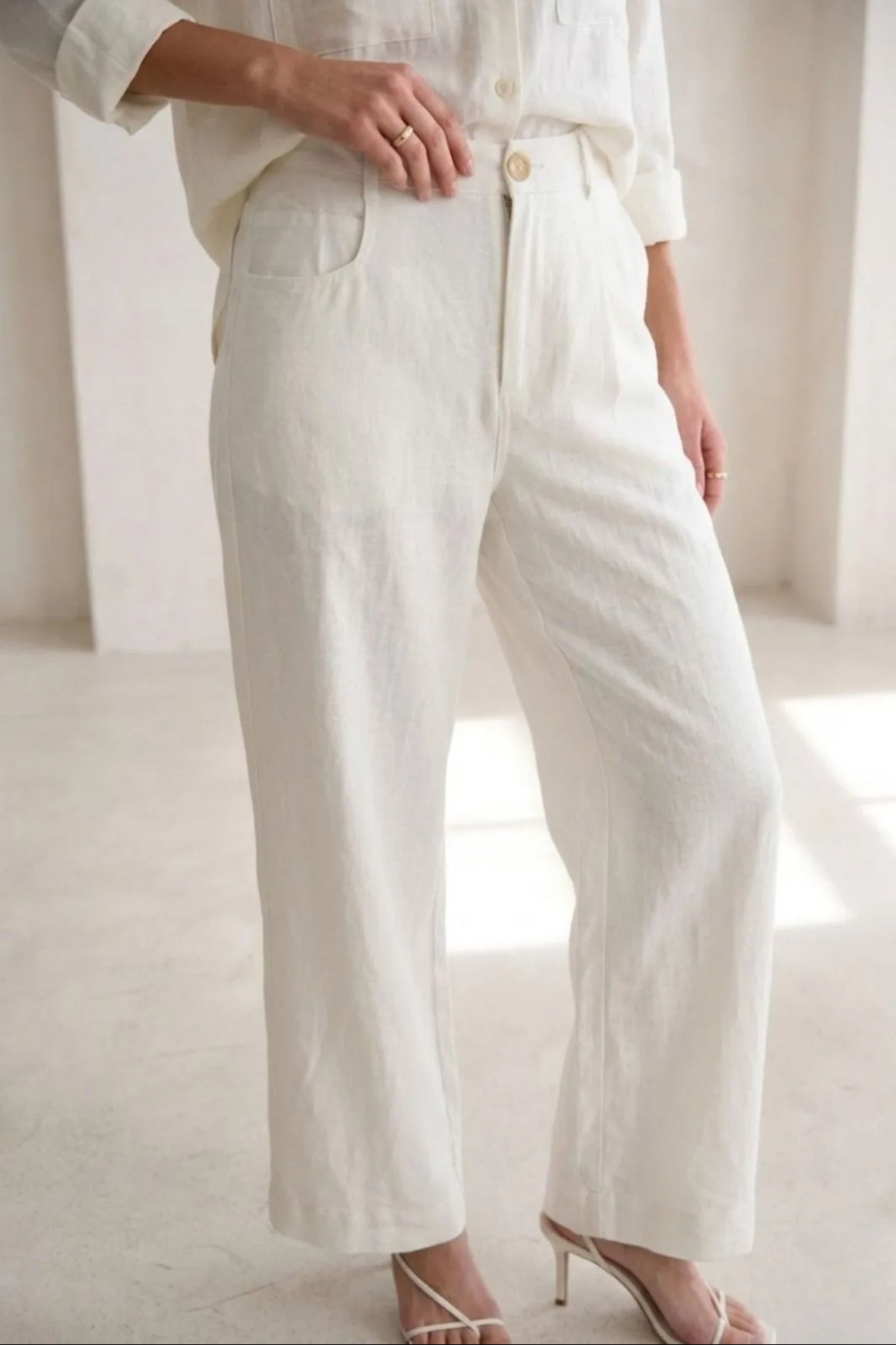 Pantalon lin