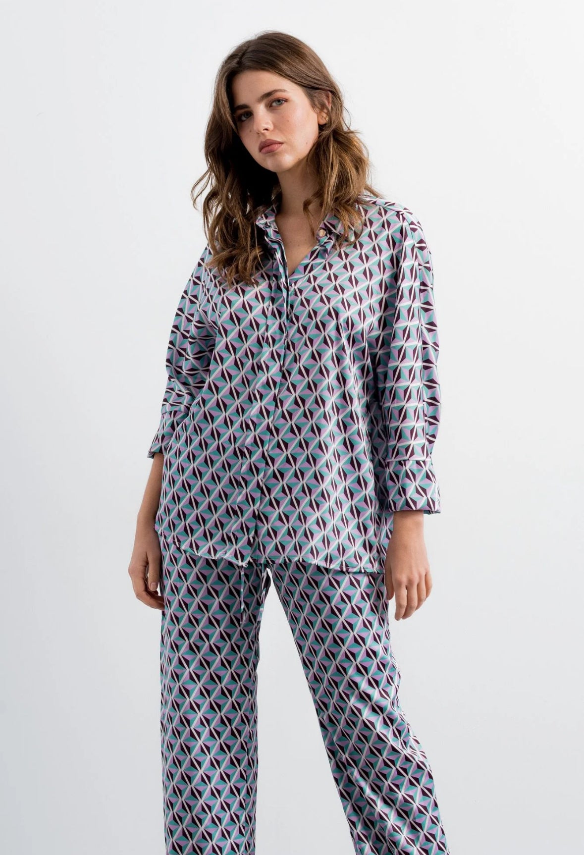 Pantalon géométrique