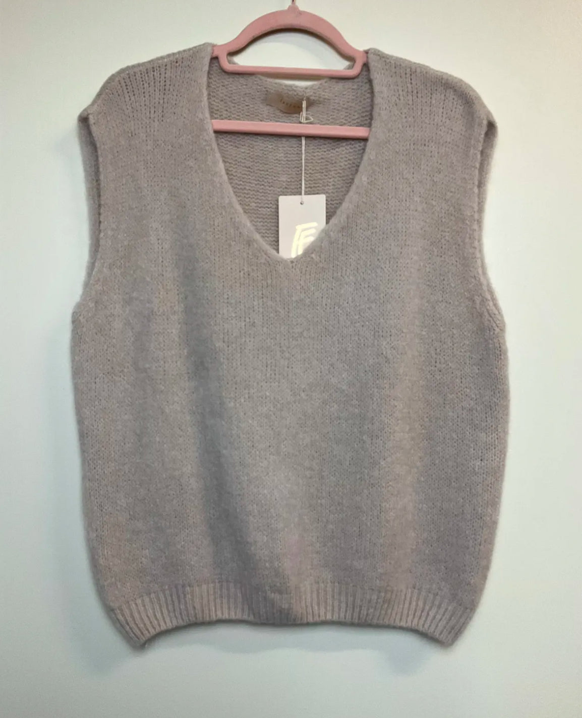Pull sans manches alpaga superfine coloris divers