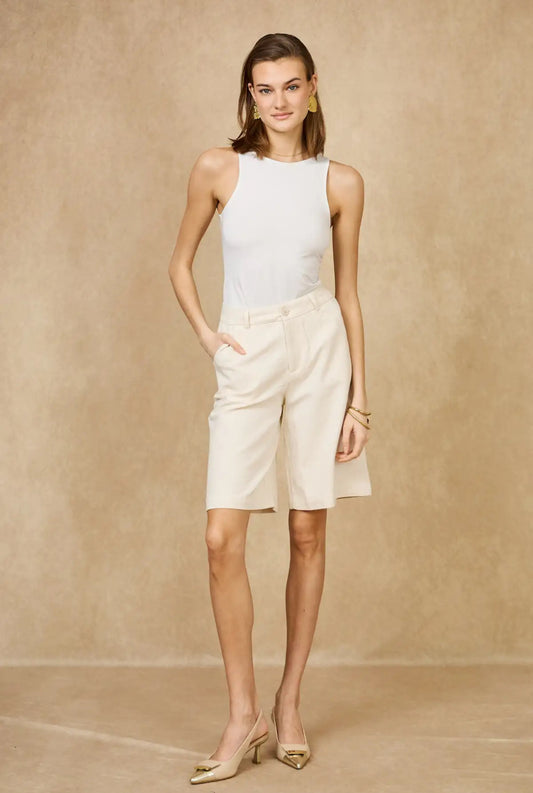 Bermuda long beige