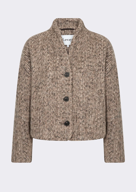 Veste laine col V