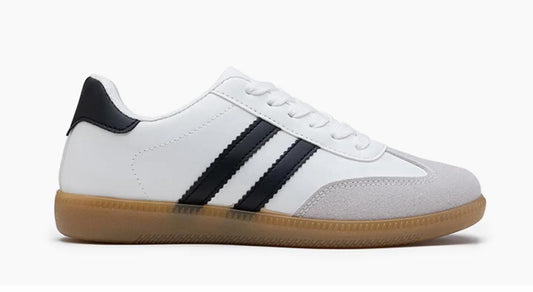 Basket blanche semelle gomme