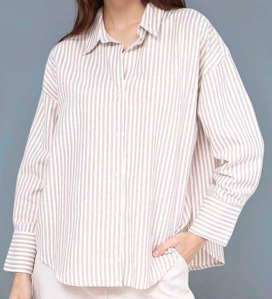 Chemise rayée oversize Par