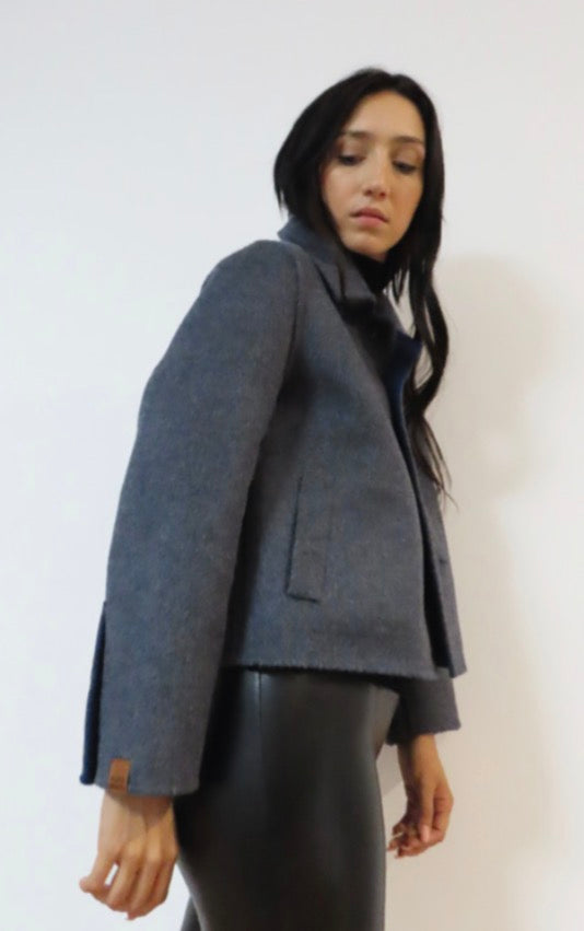 Manteau court réversible Elisa