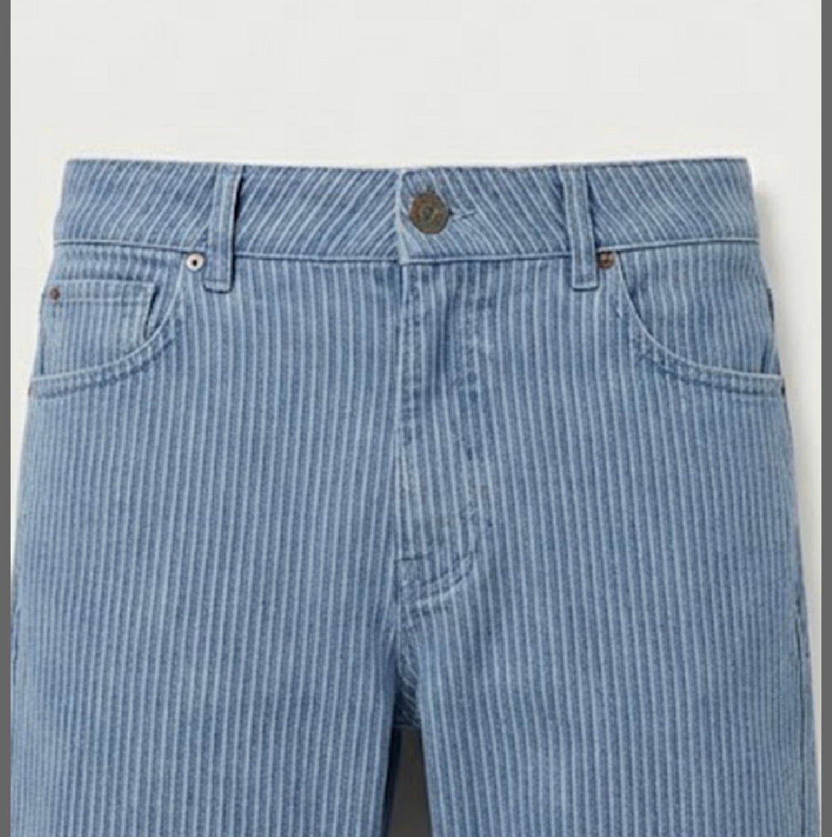 Bermuda coton rayé