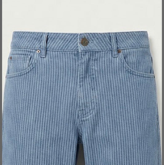 Bermuda coton rayé