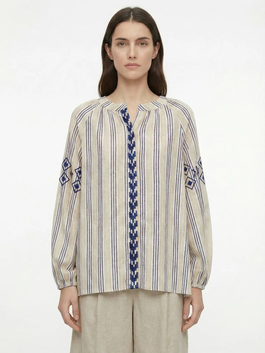 Blouse brodée