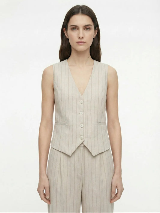 Gilet rayé