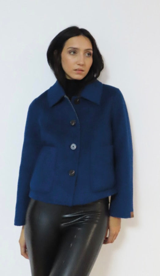 Manteau court réversible Elisa