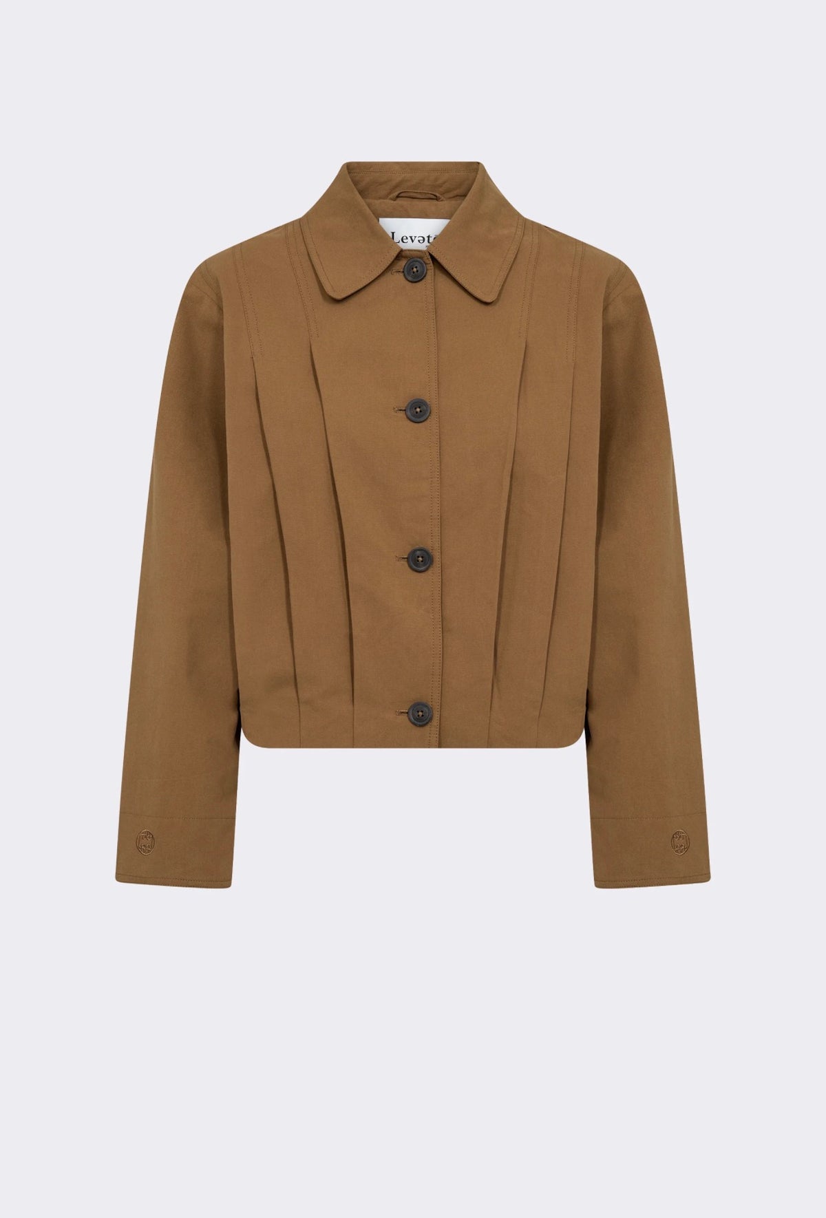 Veste courte plissée