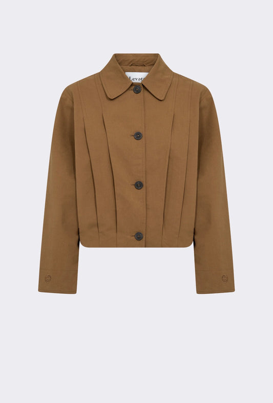 Veste courte plissée