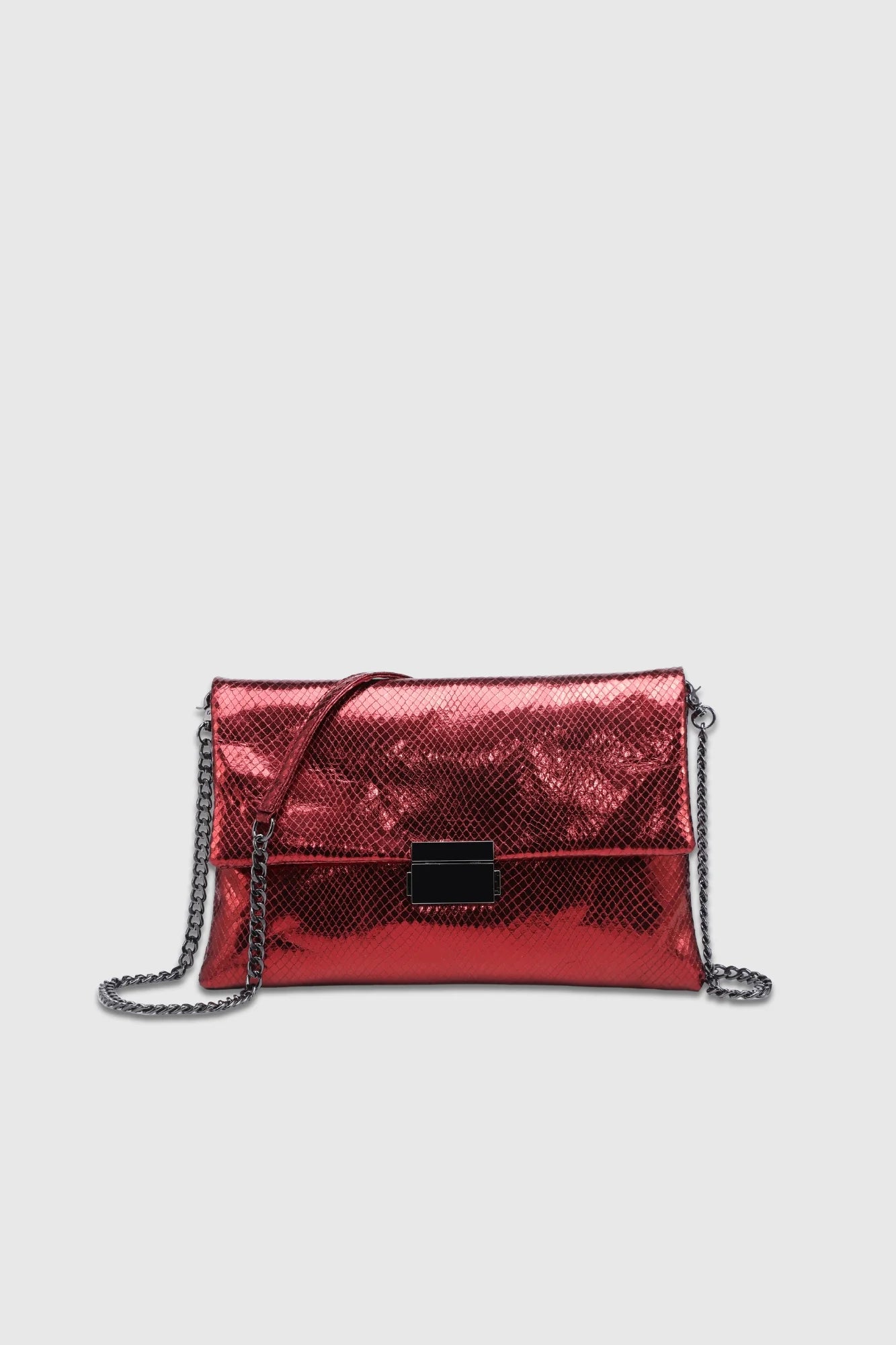 Pochette métallisée Donna Alessia