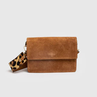 Sac daim bordeaux