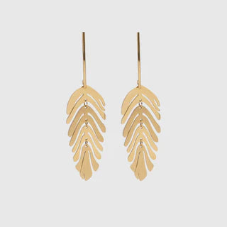 Boucles d’oreilles feuilles