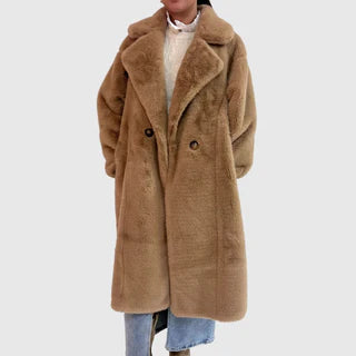 Veste longue fourrure