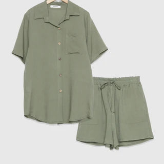 Ensemble chemise short viscose
