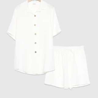 Ensemble chemise short viscose