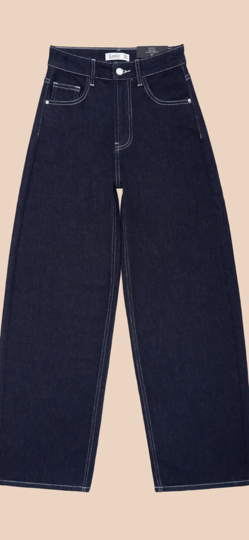 Jean baggy brut