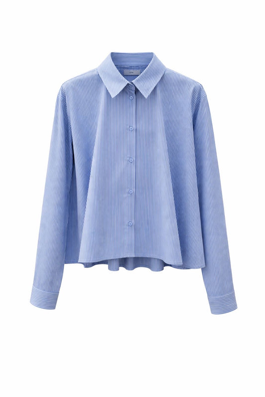 Chemise rayée courte