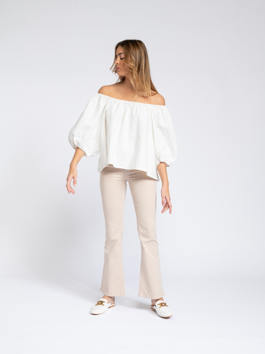 Blouse épaule dénudée