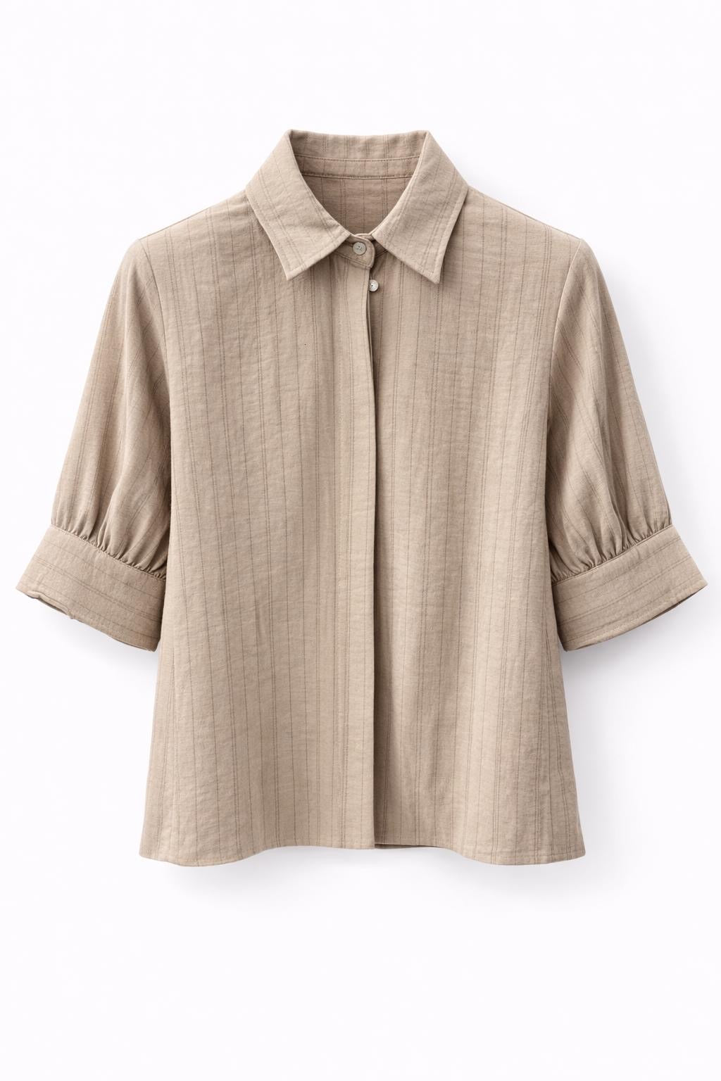 Chemise rayee manches ballons