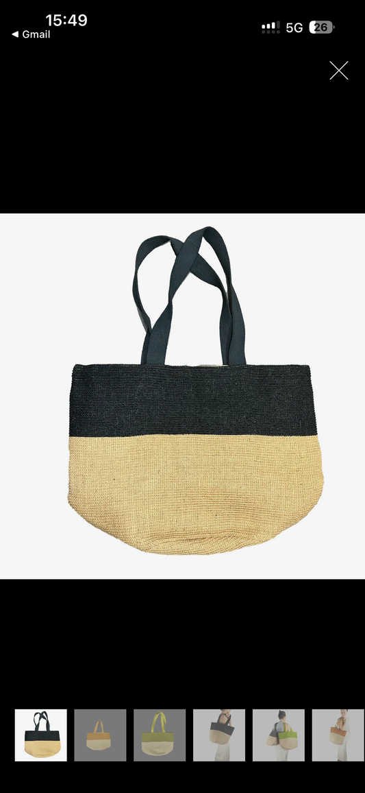 Panier bicolore