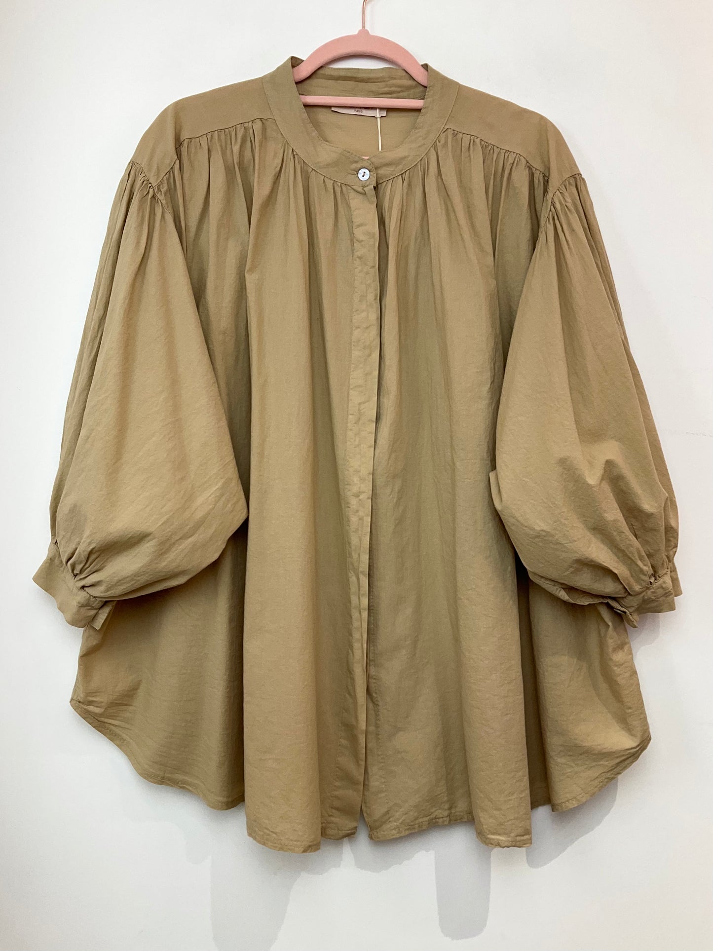 Chemise voile de coton oversize