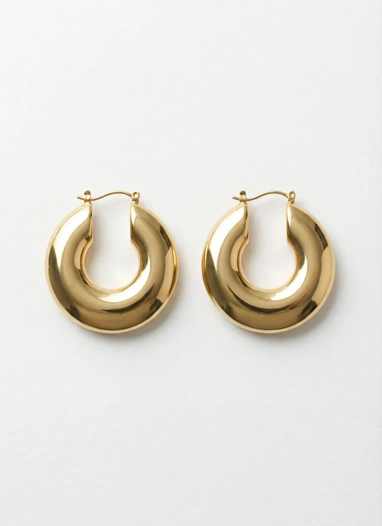 Boucles créoles plaqué or