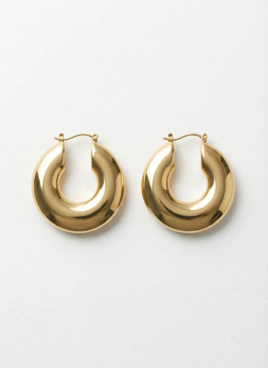 Boucles créoles plaqué or