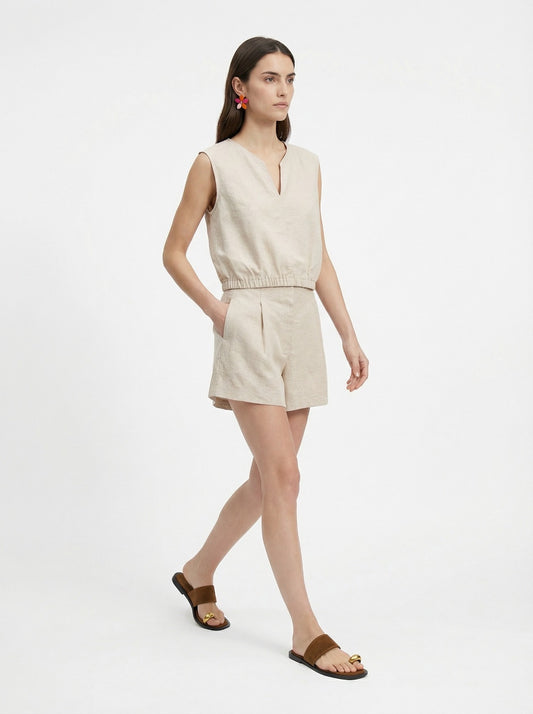 Short lin beige