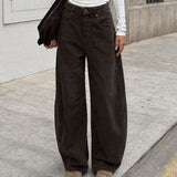 Jean barrel Brown ou Bordeaux