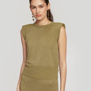 Débardeur maille et lurex