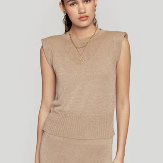 Débardeur maille et lurex
