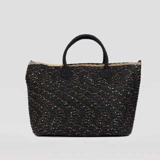 Panier paillettes camboya  beige ou noir
