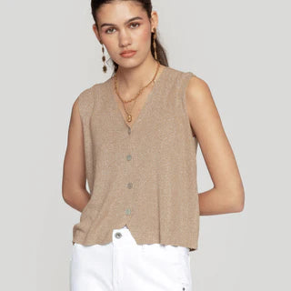 Gilet maille et lurex MG