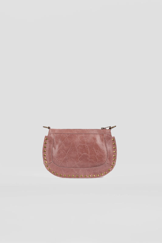 Sac cuir bleu rose beige vert Lia