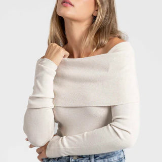 Pull bardot maille fine coloris divers
