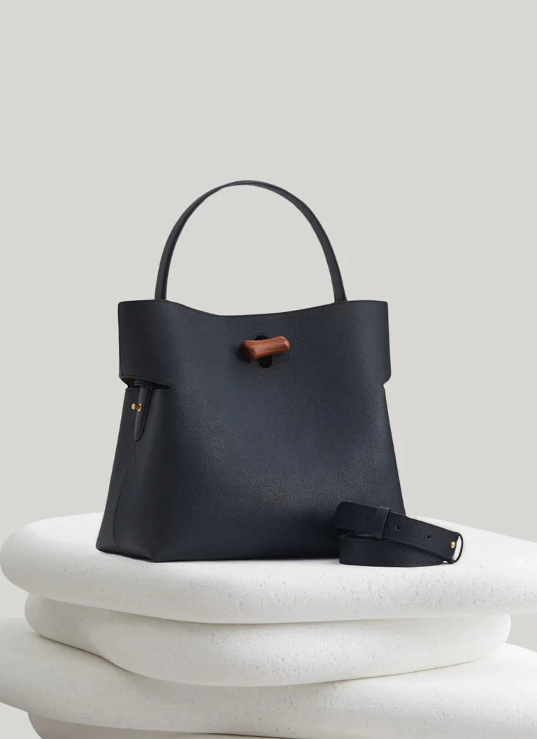 Sac cuir grainé grand modèle Gaï